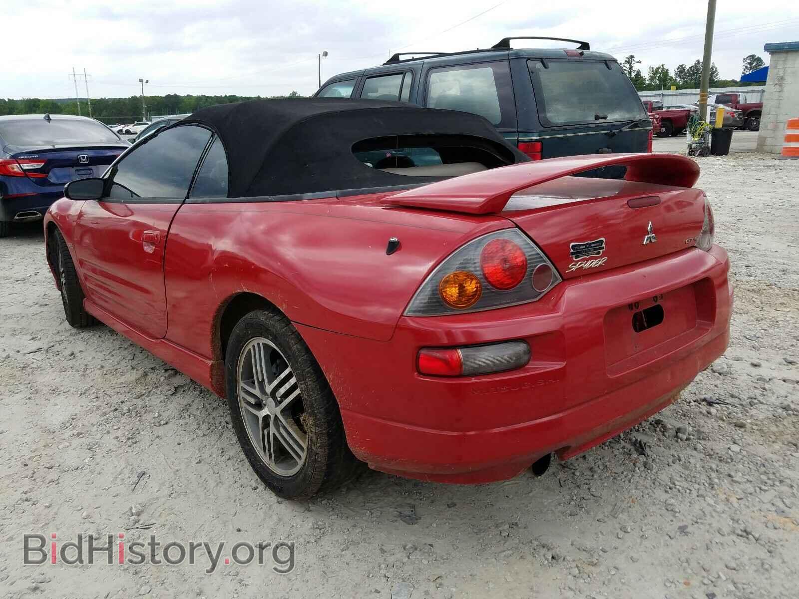 2003 MITSUBISHI ECLIPSE - VIN: 4A3AE75H83E030543 - Фото 3