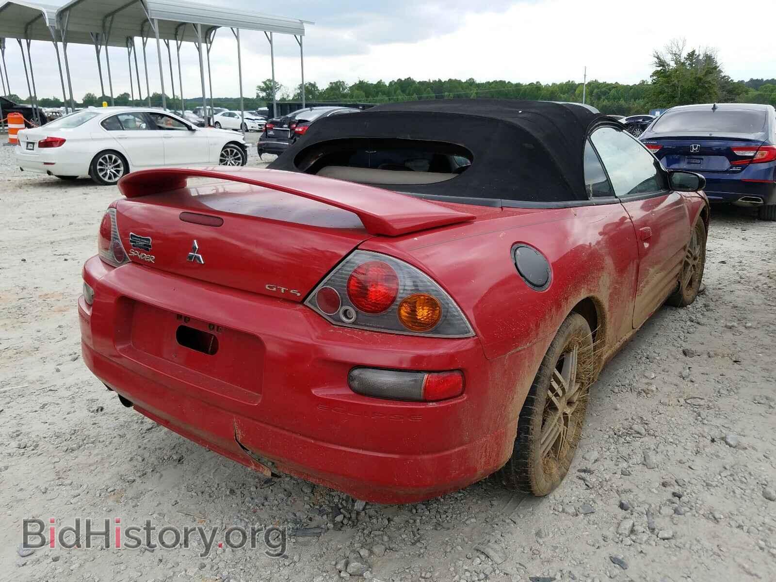 2003 MITSUBISHI ECLIPSE - VIN: 4A3AE75H83E030543 - Фото 4