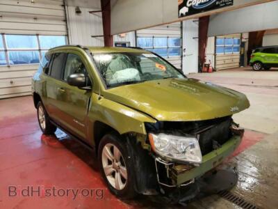 2012 Jeep COMPASS Compass SP, green — VIN 1C4NJDBB3CD558995, Copart