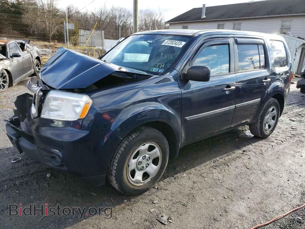 Photo 5FNYF4H22CB035000 - HONDA PILOT 2012