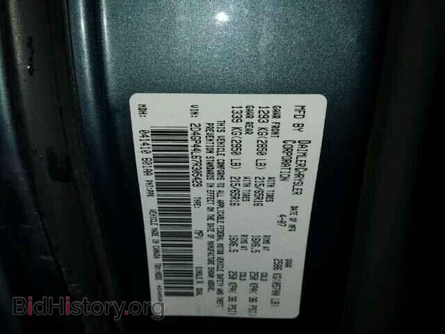2007 DODGE CARAVAN - VIN: 2D4GP44L67R305429 - Фото 10