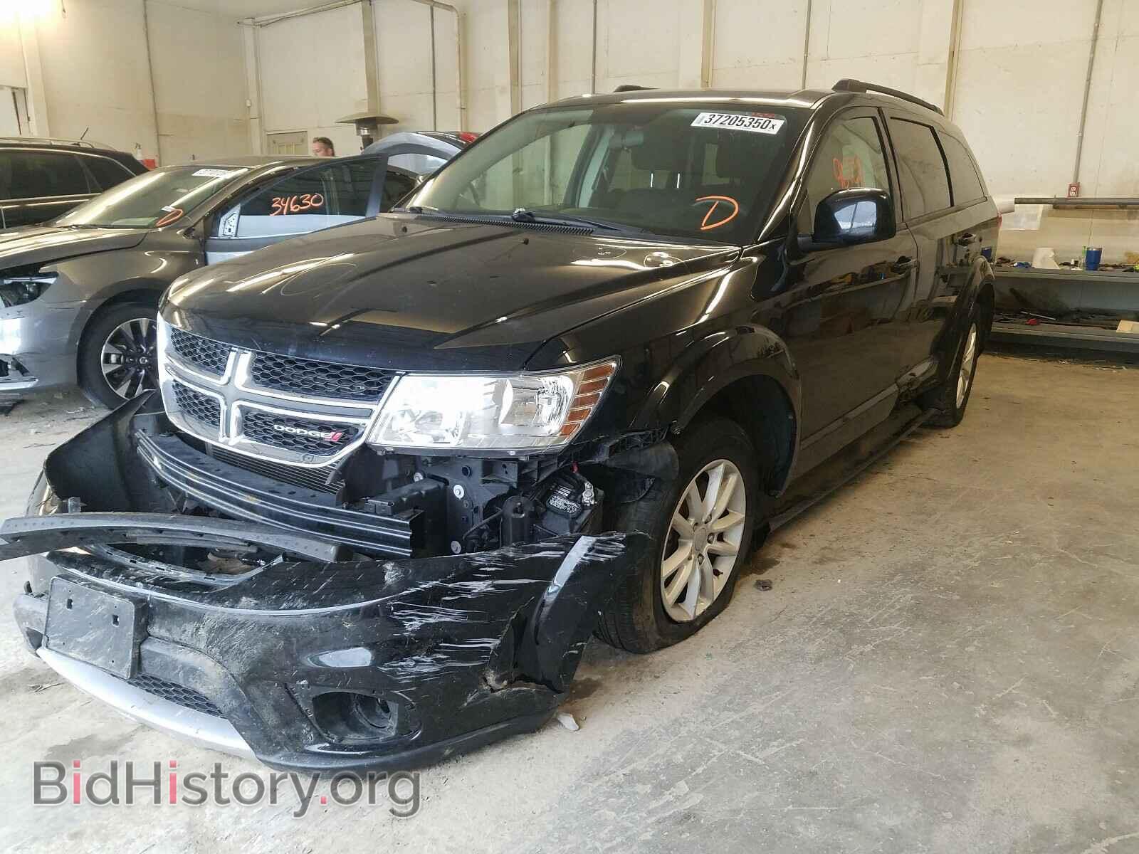 2016 DODGE JOURNEY - VIN: 3C4PDDBG9GT129274 - Фото 2