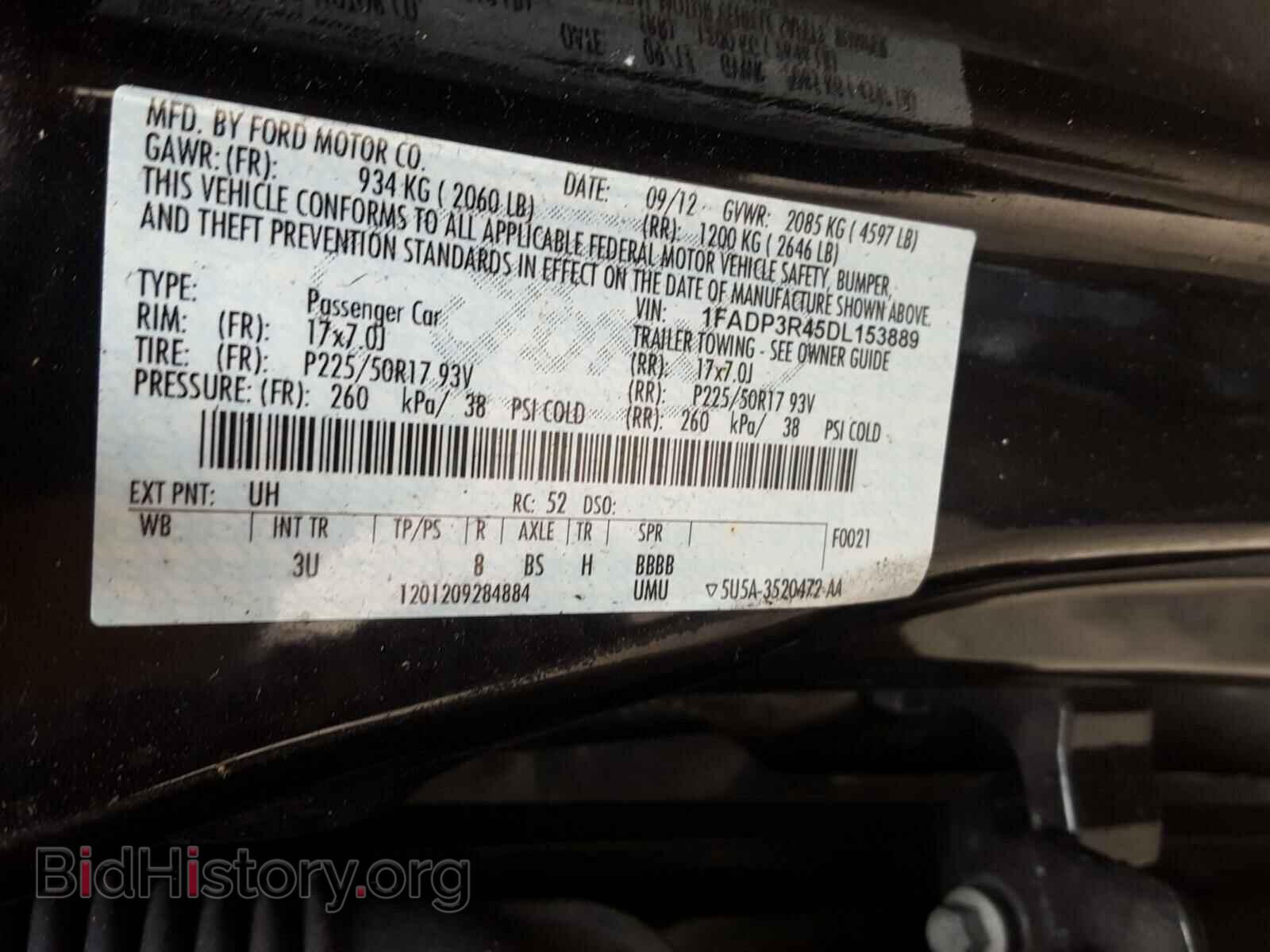 2013 FORD FOCUS - VIN: 1FADP3R45DL153889 - Photo 10