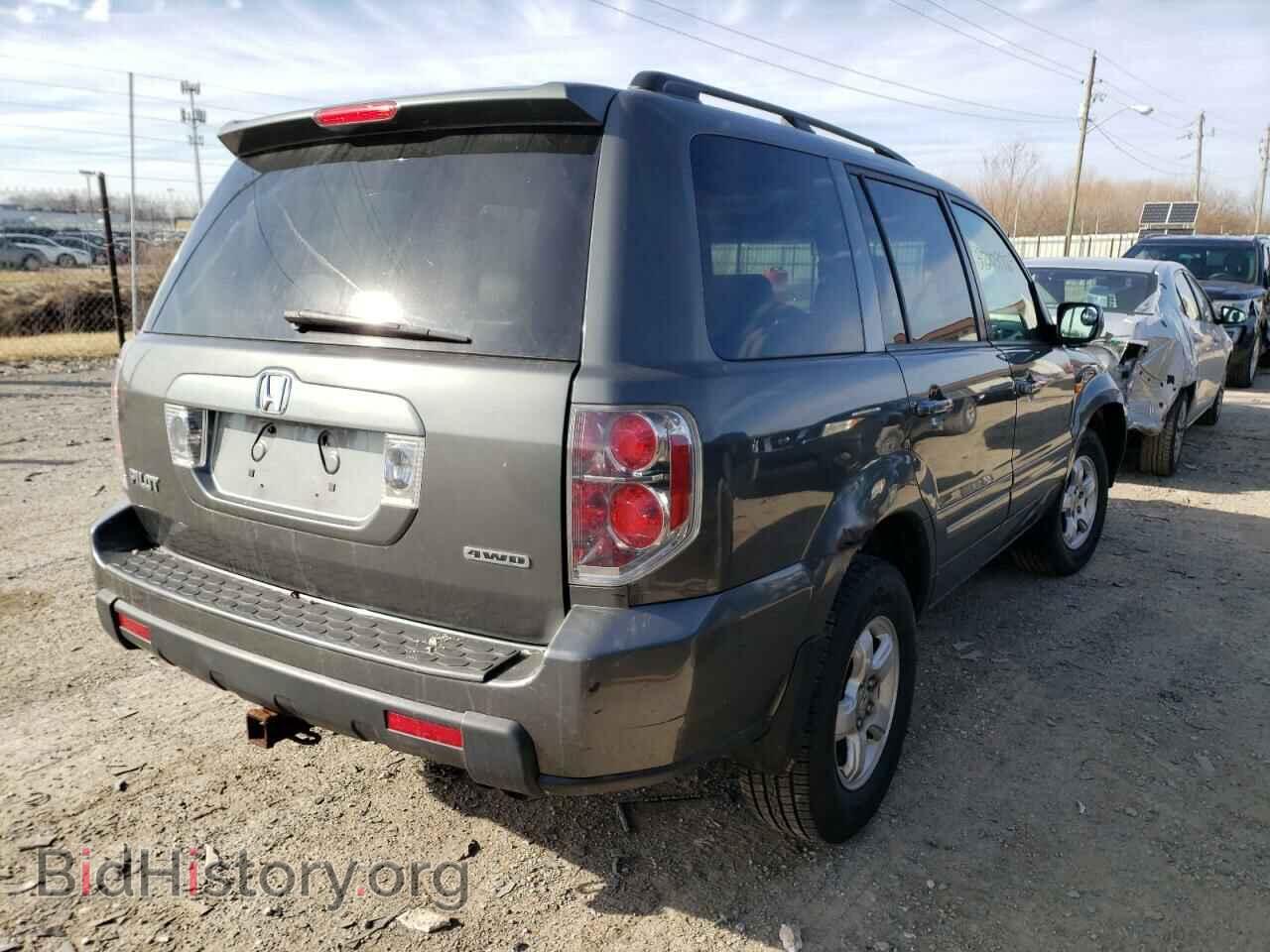 2007 HONDA PILOT - VIN: 2HKYF18667H512262 - Фото 4