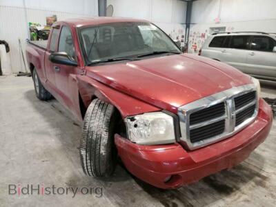 2006 Dodge DAKOTA Dakota SLT, красный — VIN 1D7HW42K26S524129, Copart