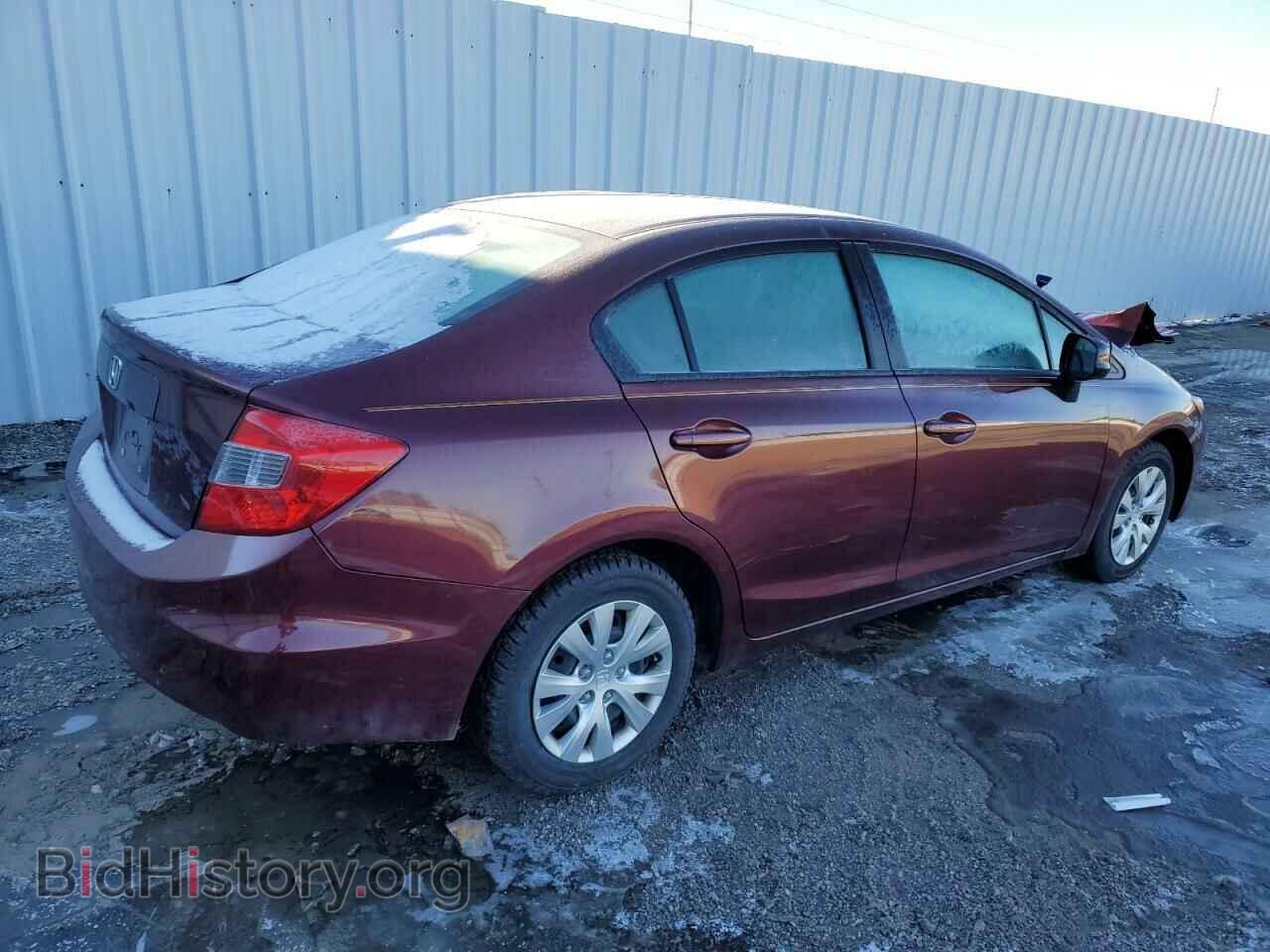 2012 HONDA CIVIC - VIN: 19XFB2F59CE376291 - Фото 3
