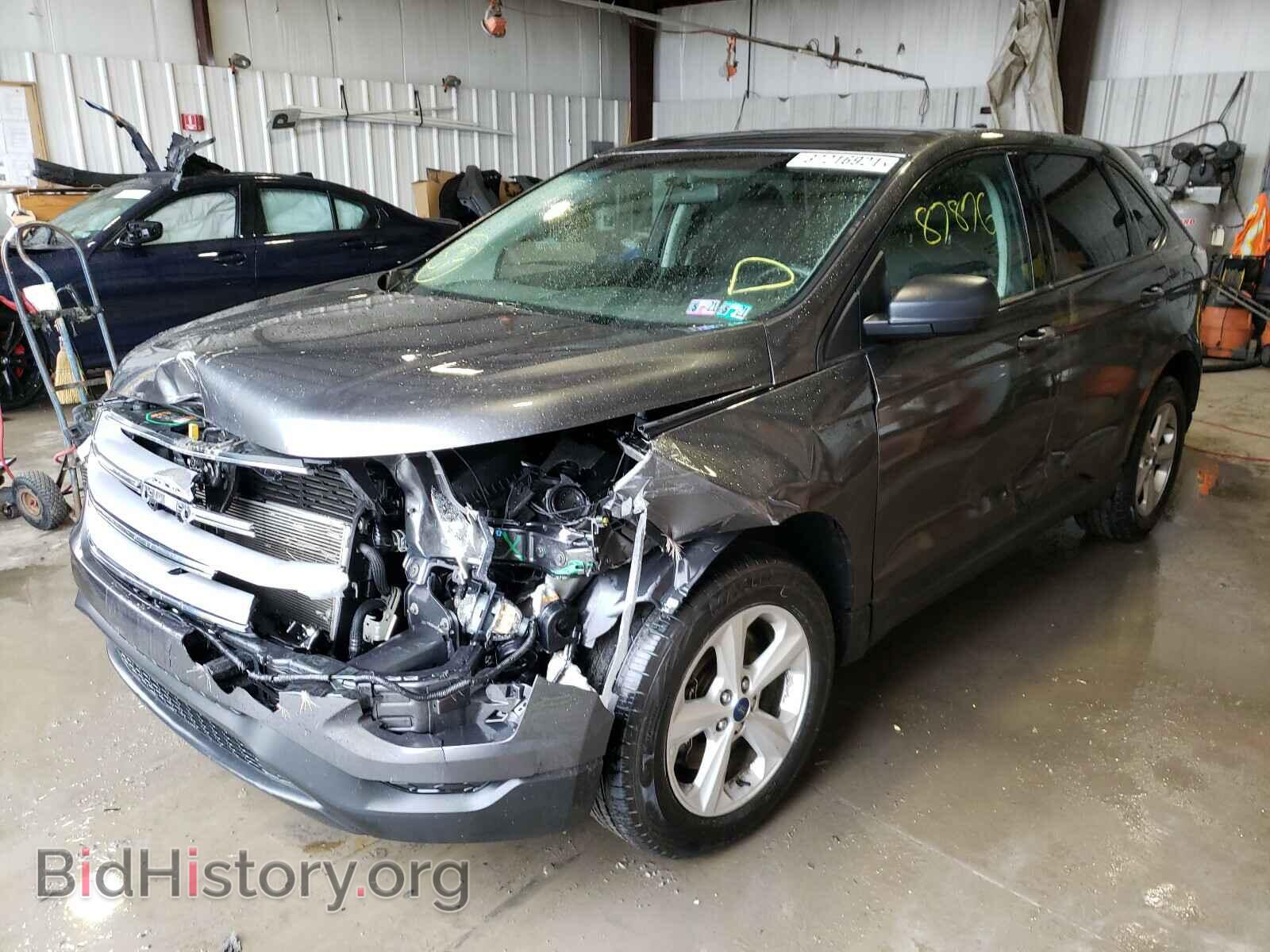 2015 FORD EDGE - VIN: 2FMTK4G86FBB95163 - Фото 2