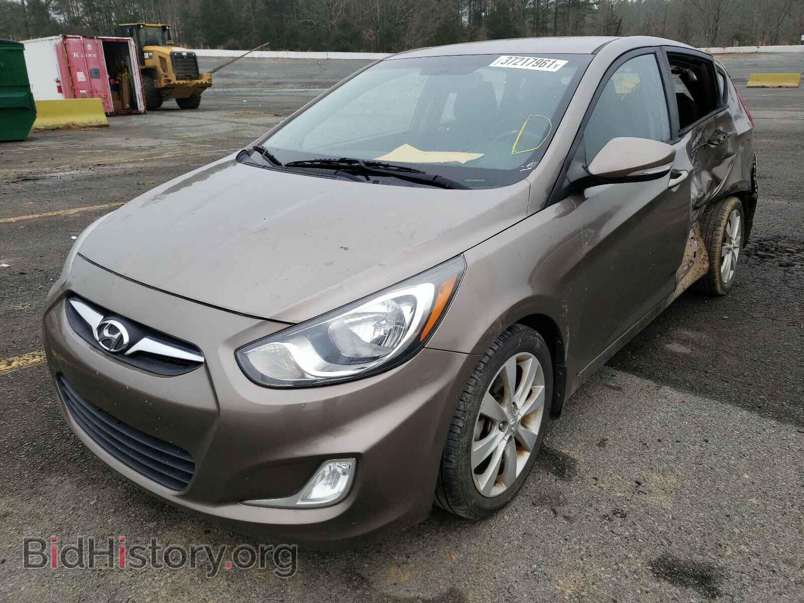 2013 HYUNDAI ACCENT - VIN: KMHCU5AEXDU118074 - Фото 2