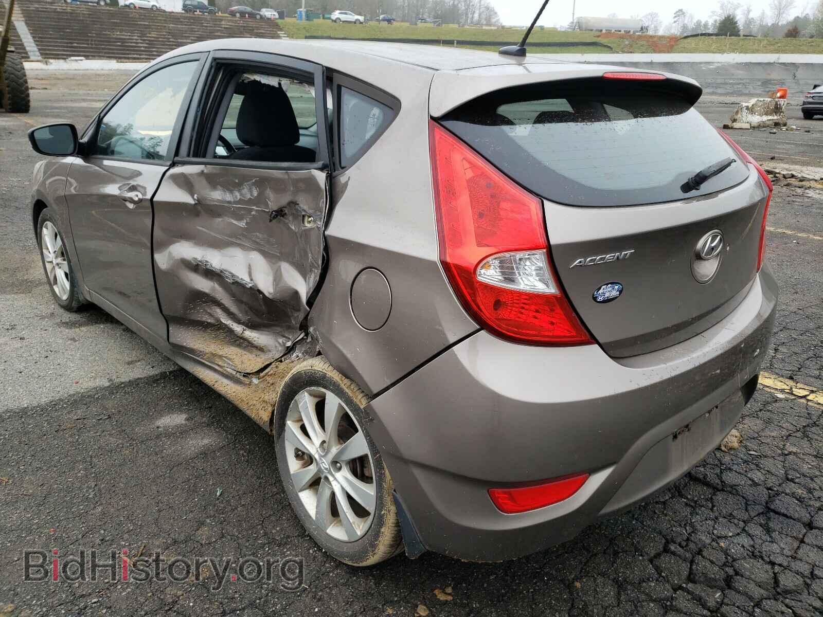 2013 HYUNDAI ACCENT - VIN: KMHCU5AEXDU118074 - Фото 3