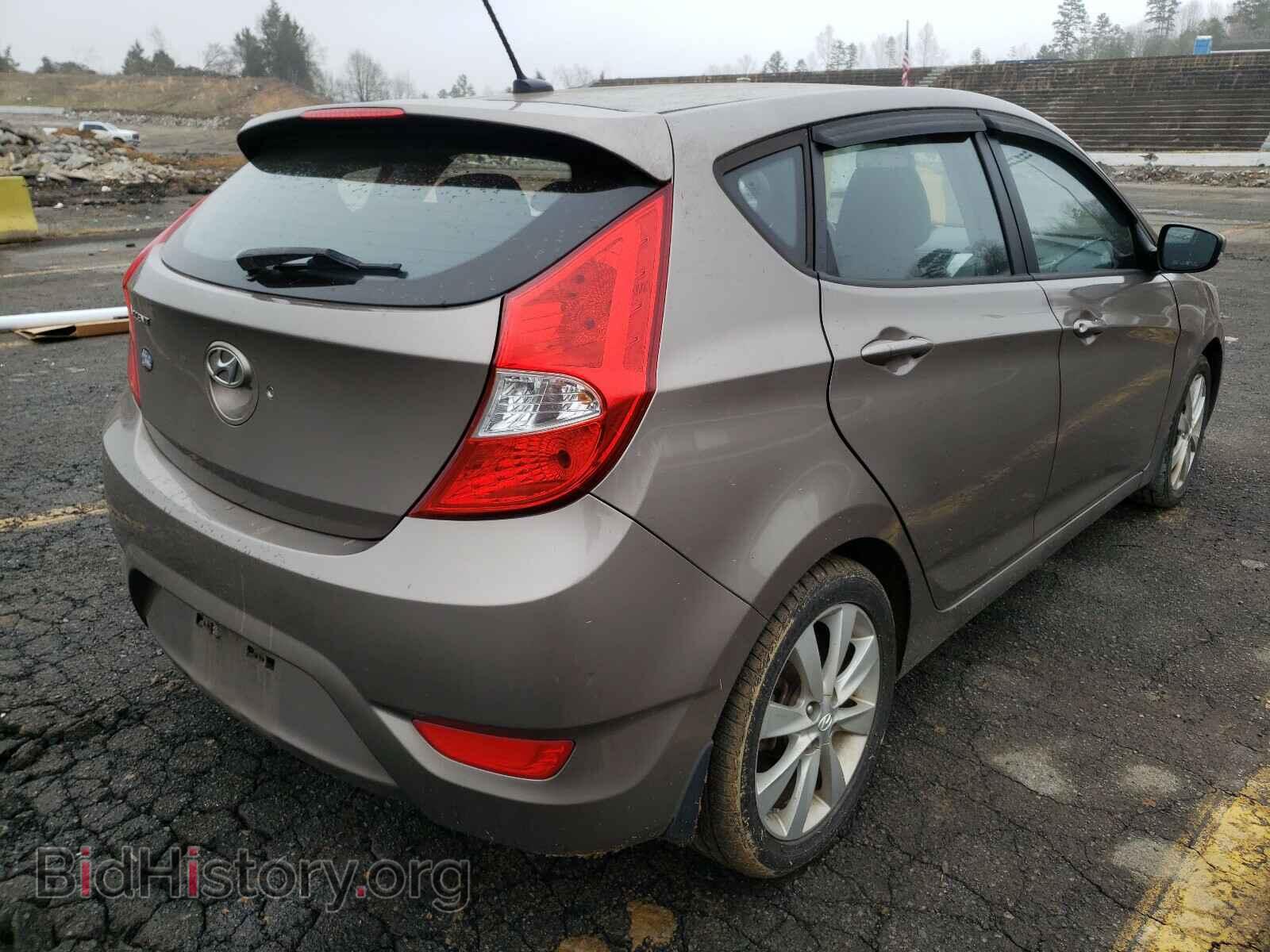 2013 HYUNDAI ACCENT - VIN: KMHCU5AEXDU118074 - Фото 4