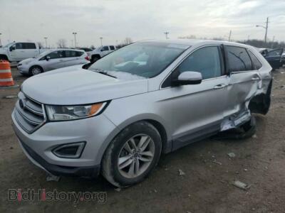 2016 Ford EDGE SEL, silver — VIN 2FMPK3J99GBB43489, Copart