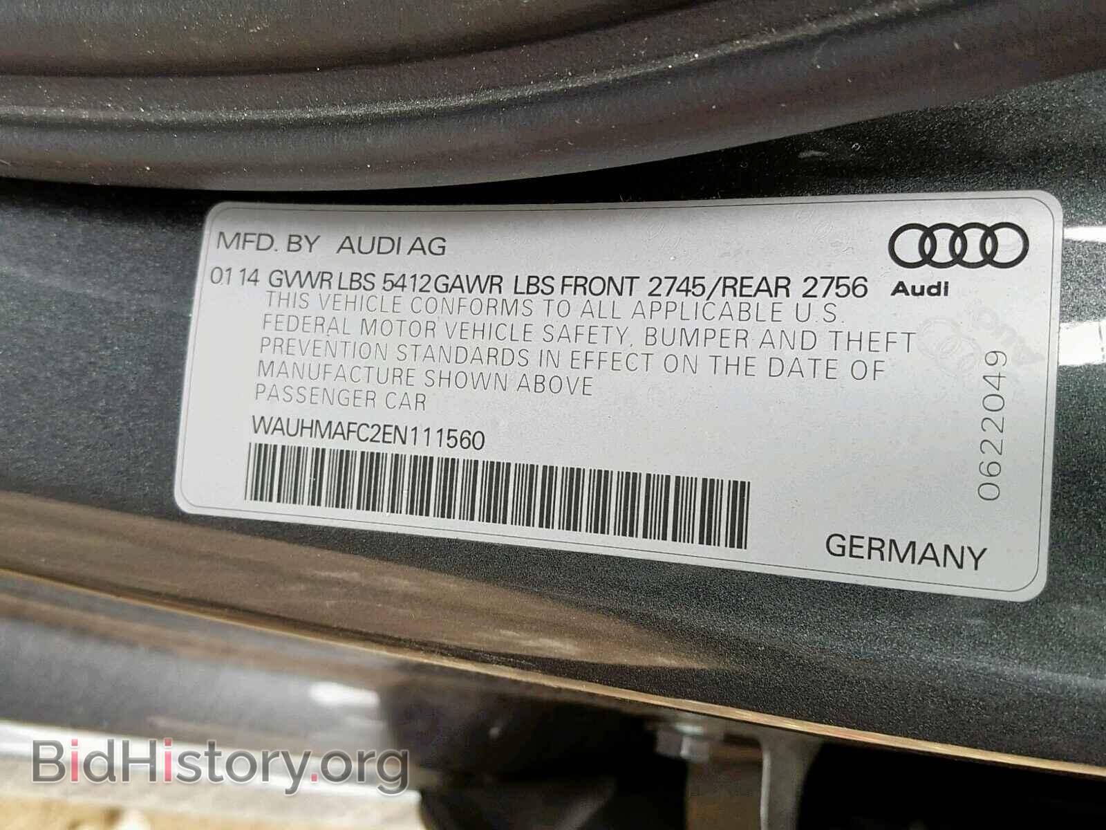 2014 AUDI A6 - VIN: WAUHMAFC2EN111560 - Photo 10