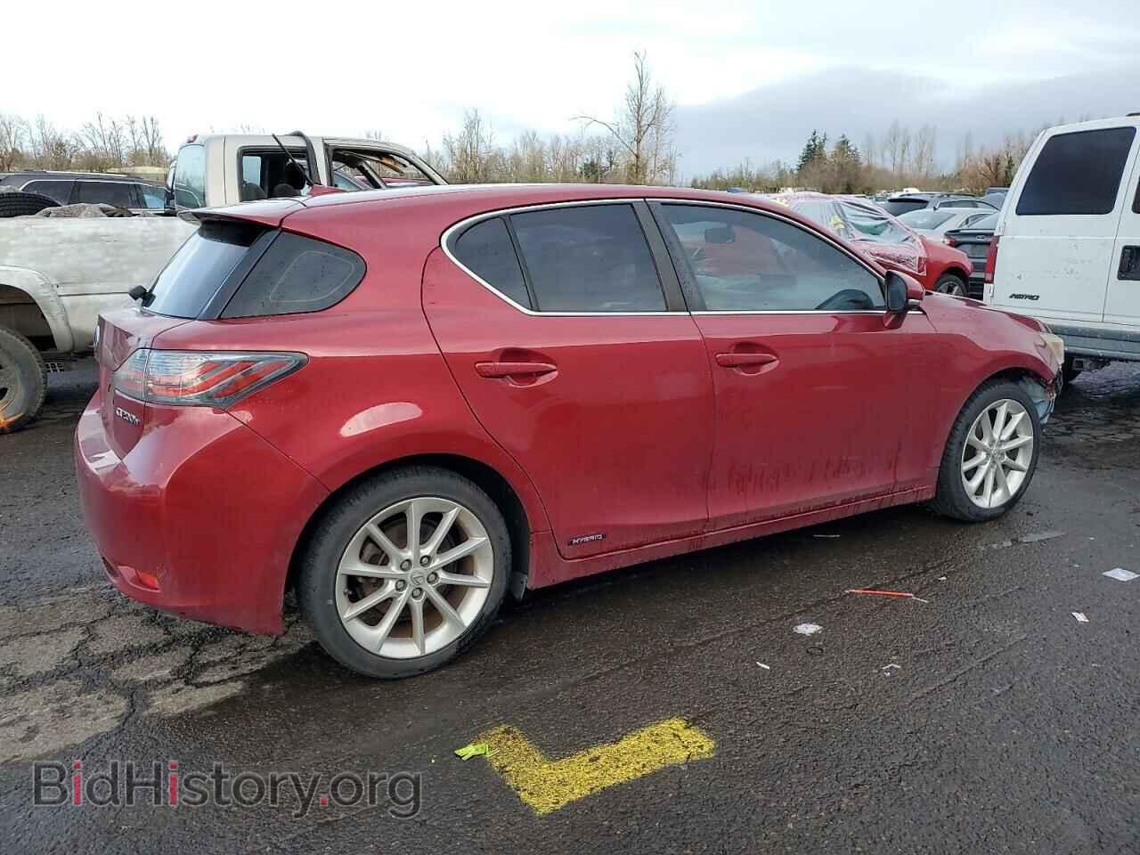 2012 LEXUS CT 200 - VIN: JTHKD5BH9C2108038 - Фото 3