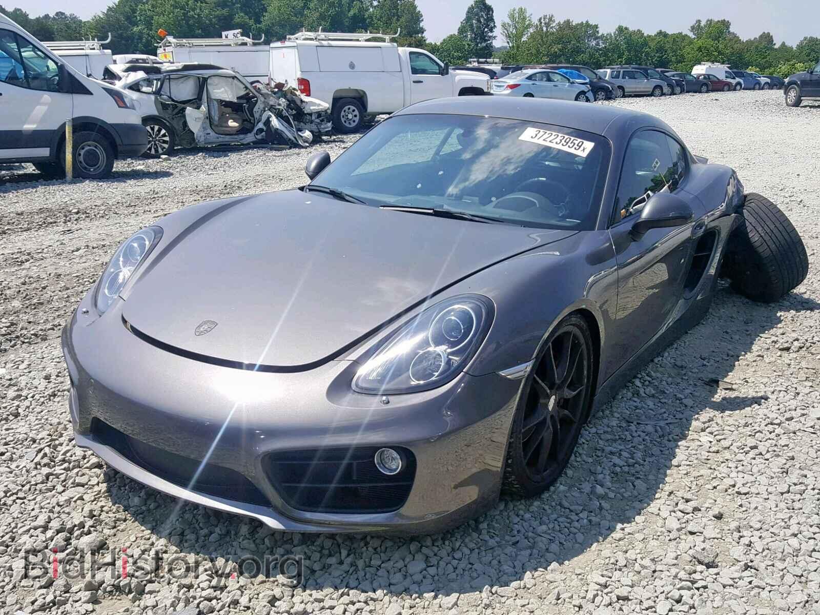 2014 PORSCHE CAYMAN - VIN: WP0AB2A84EK192761 - Фото 2