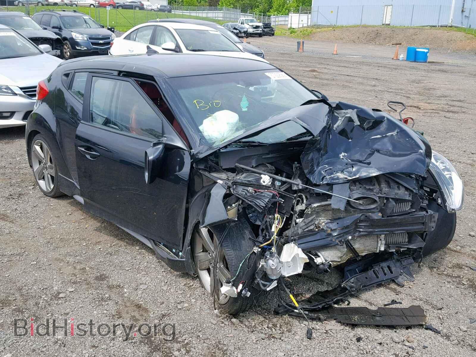 Photo KMHTC6AE8EU199621 - HYUNDAI VELOSTER 2014