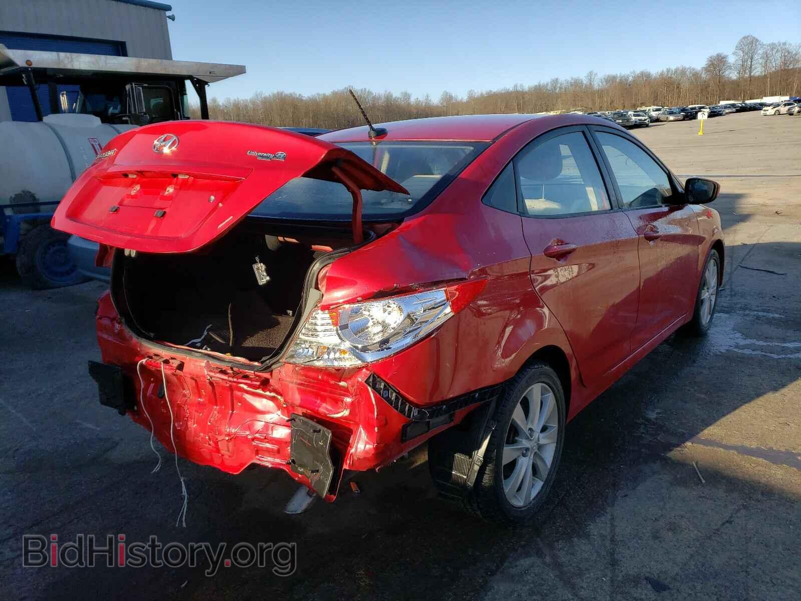 2014 HYUNDAI ACCENT - VIN: KMHCU4AE2EU753284 - Фото 4