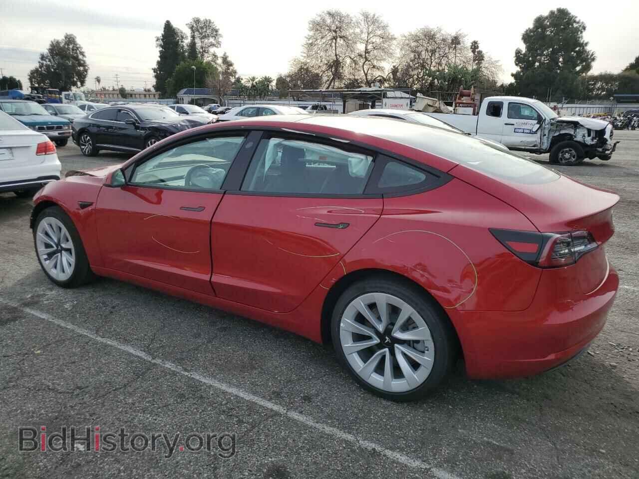 2022 TESLA MODEL 3 - VIN: 5YJ3E1EA0NF185357 - Photo 2