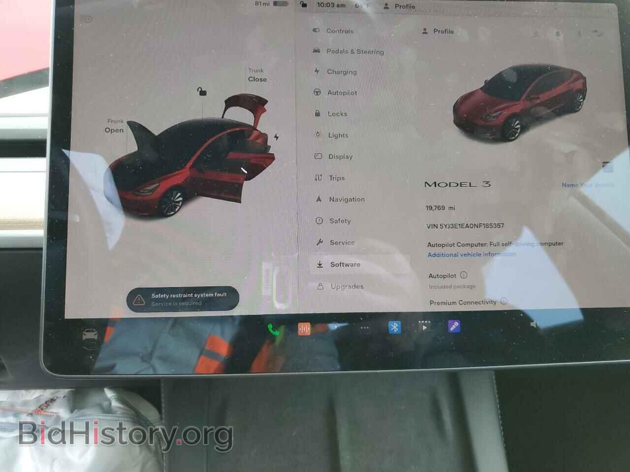 2022 TESLA MODEL 3 - VIN: 5YJ3E1EA0NF185357 - Photo 9