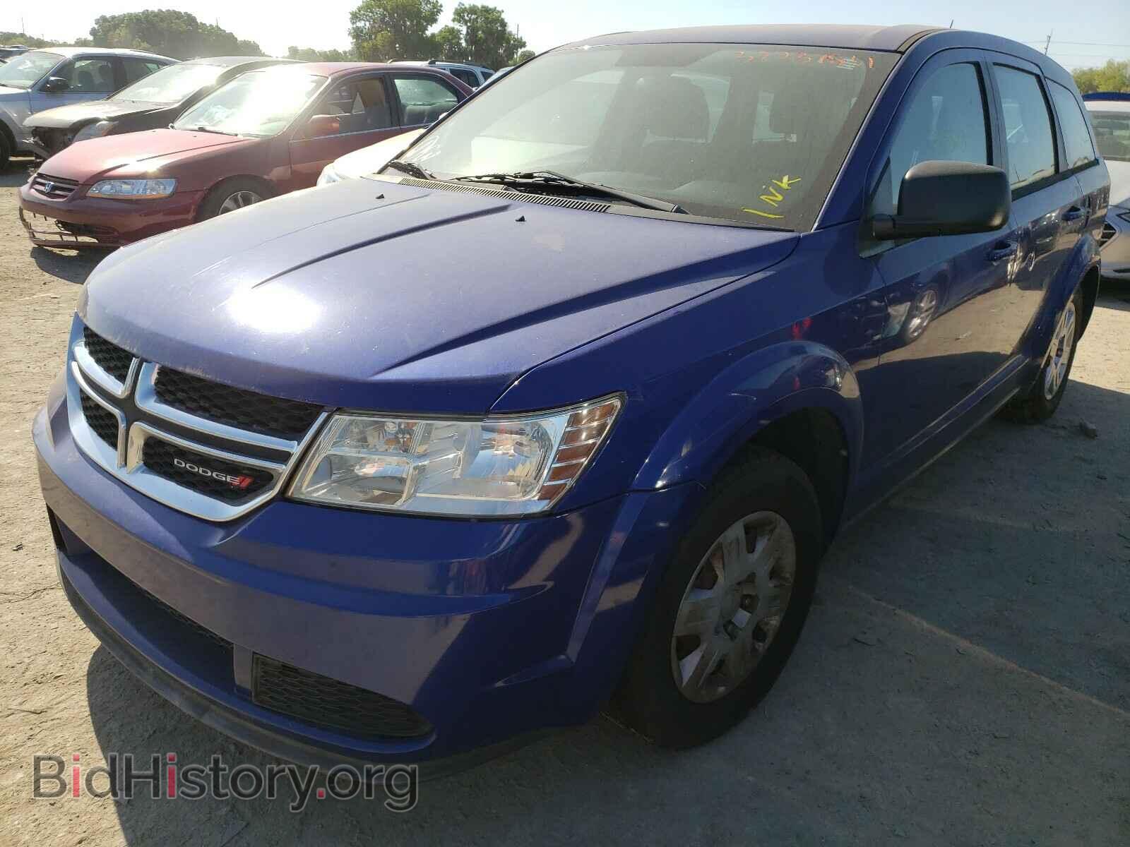 2012 DODGE JOURNEY - VIN: 3C4PDCAB6CT362507 - Фото 2