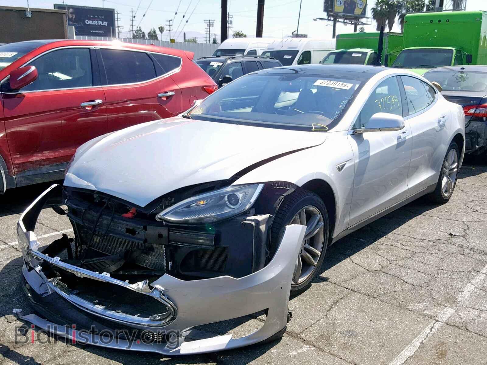 2012 TESLA MODEL S - VIN: 5YJSA1CN1CFP01672 - Фото 2