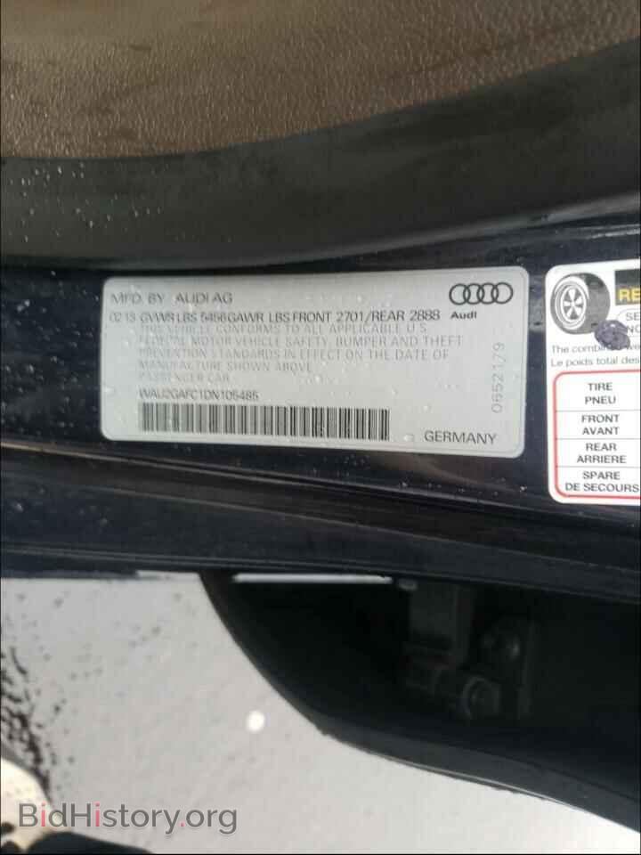 2013 AUDI A7 - VIN: WAU2GAFC1DN105485 - Фото 10