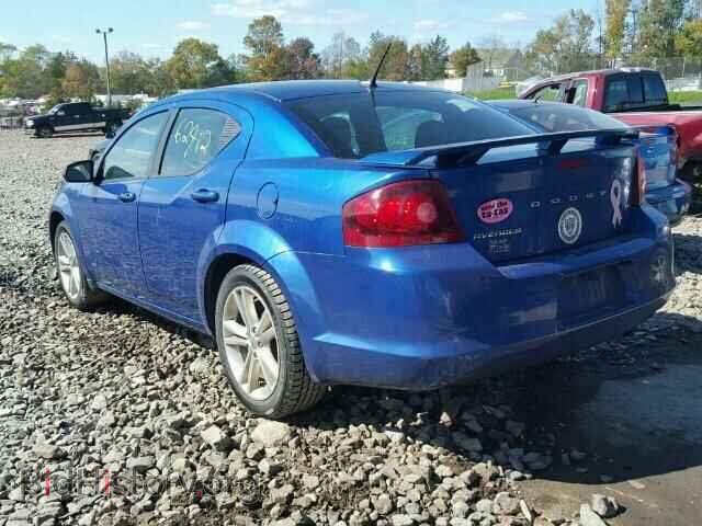 2012 DODGE AVENGER - VIN: 1C3CDZCB7CN313822 - Фото 3