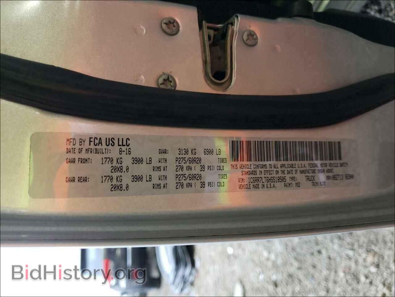 2017 RAM 1500 - VIN: 1C6RR7LT6HS518505 - Photo 10