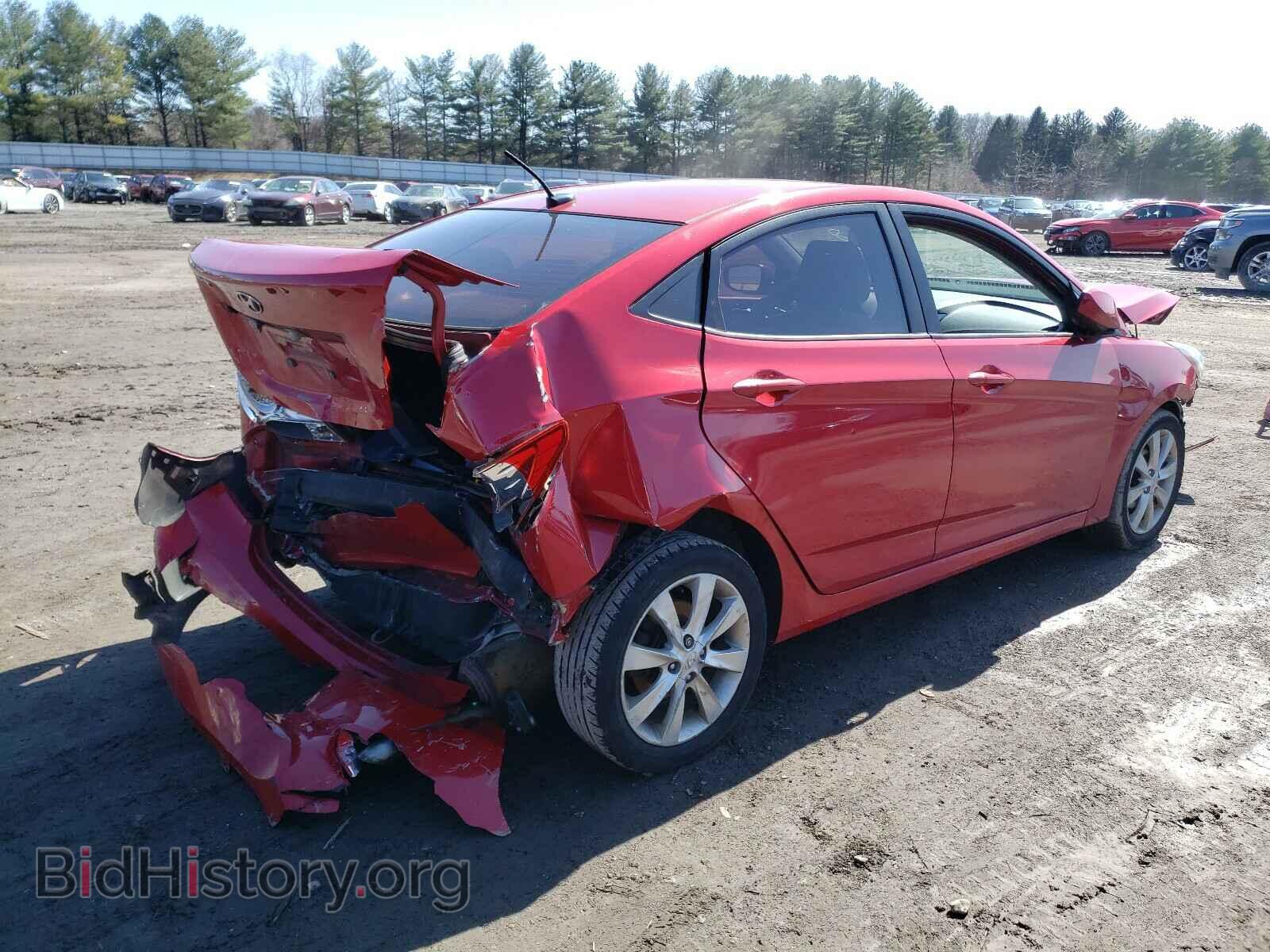 2012 HYUNDAI ACCENT - VIN: KMHCU4AE7CU099864 - Фото 4