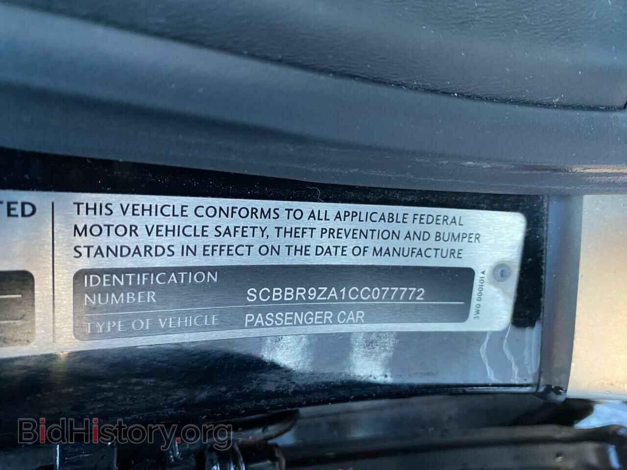 2012 BENTLEY CONTINENTA - VIN: SCBBR9ZA1CC077772 - Фото 10