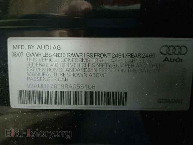 2008 AUDI A4 - VIN: WAUDF78E98A055106 - Фото 10