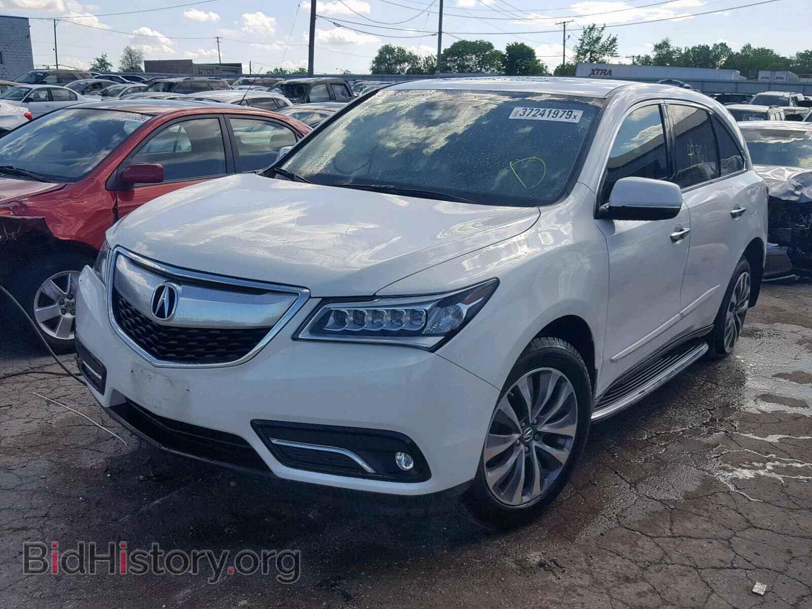 2014 ACURA MDX - VIN: 5FRYD4H49EB019028 - Фото 2
