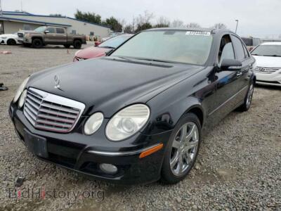 2007 Mercedes-Benz E-CLASS E 350, black — VIN WDBUF56X97B010749, Copart