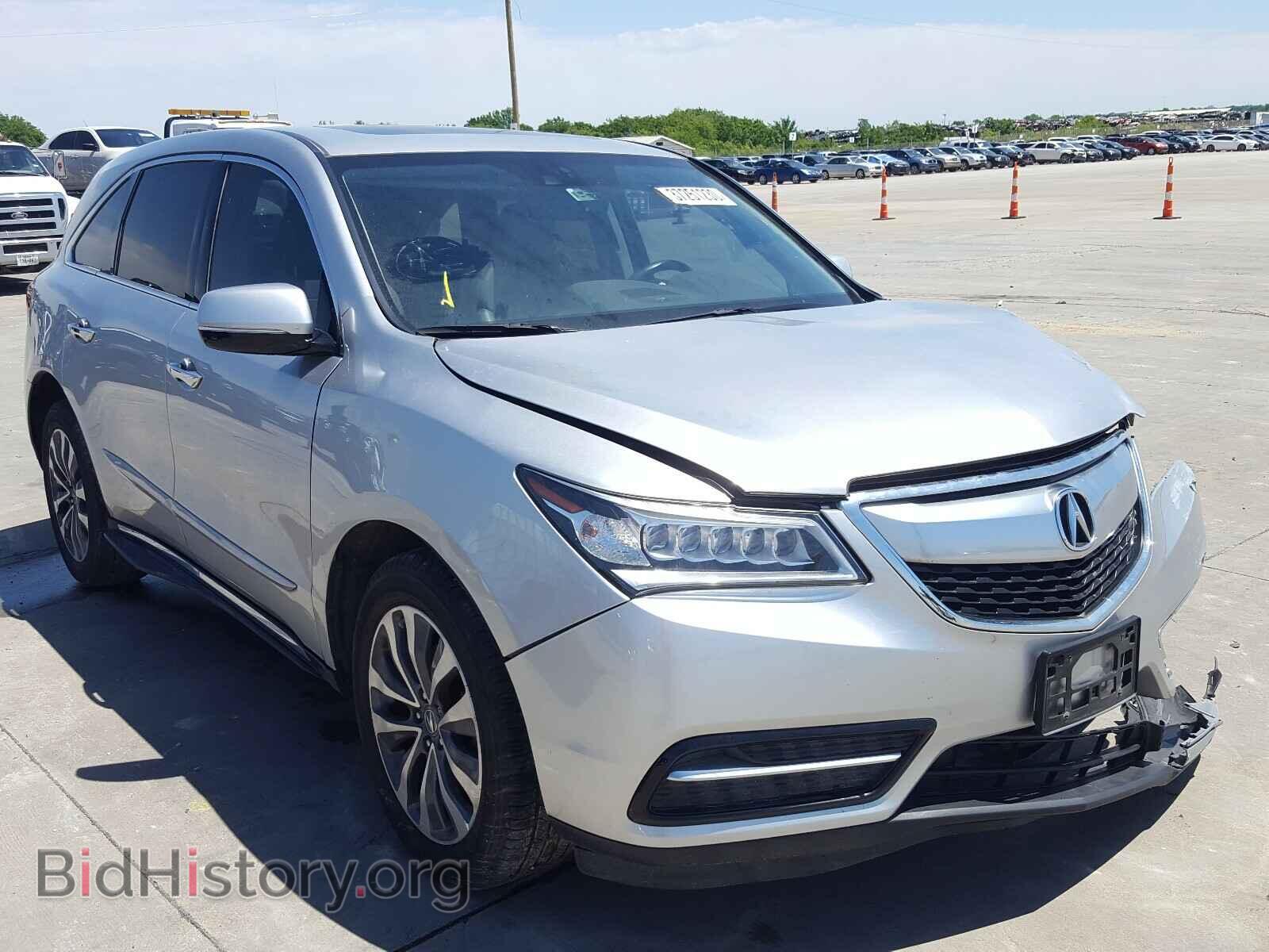 Фотография 5FRYD3H68EB016374 - ACURA MDX 2014