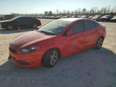2016 Dodge DART Dart SXT, красный — VIN 1C3CDFBB8GD624994, Copart