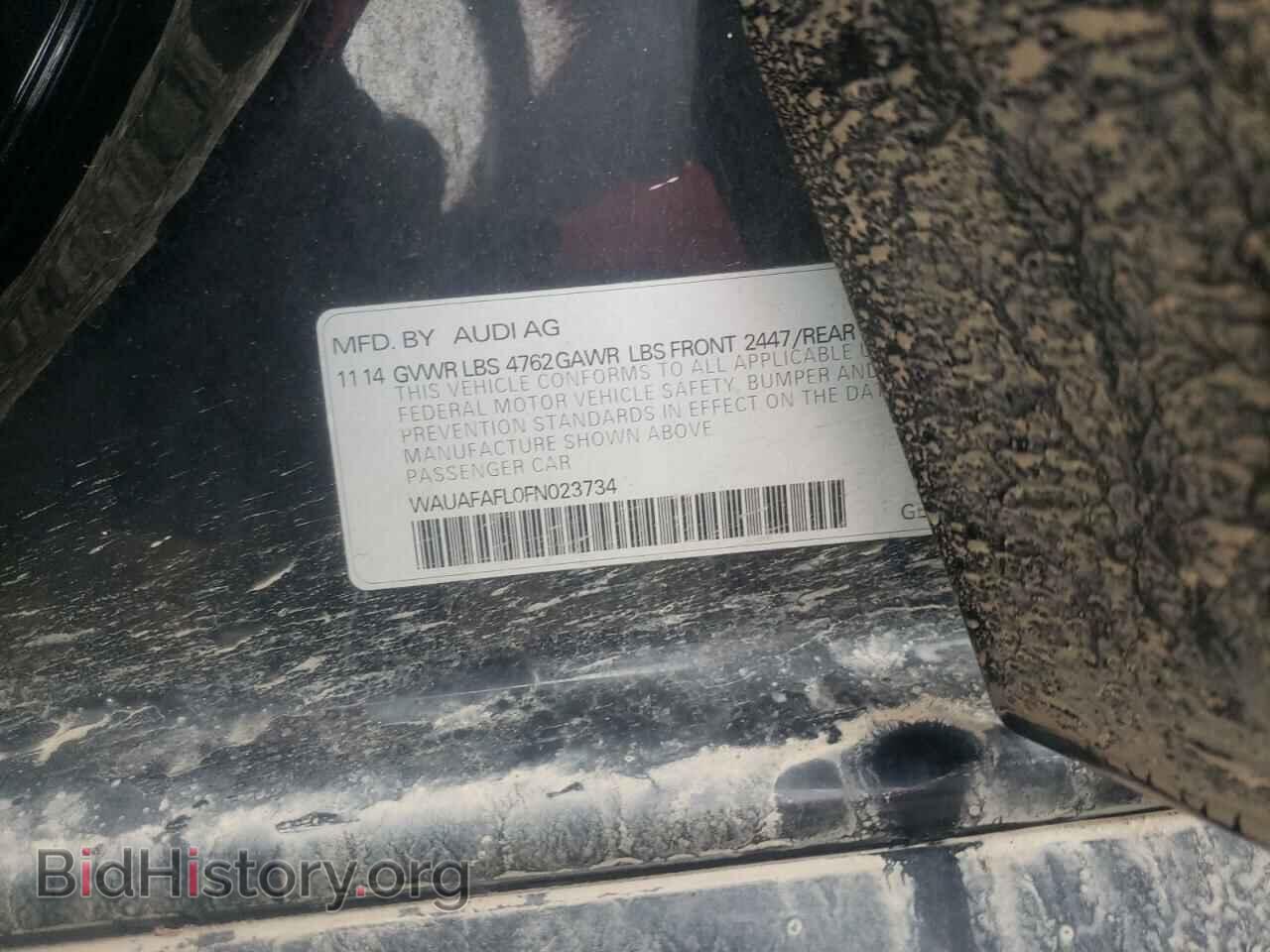 2015 AUDI A4 - VIN: WAUAFAFL0FN023734 - Фото 12