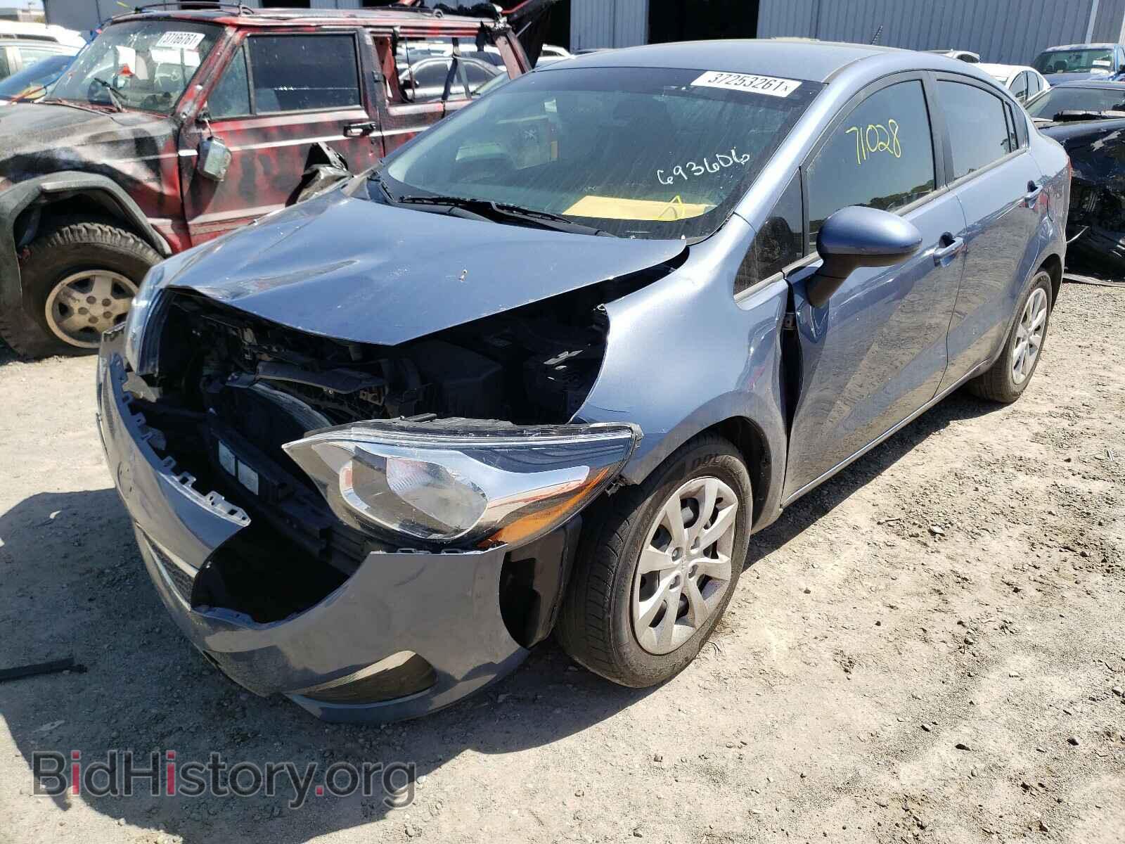 2016 KIA RIO - VIN: KNADM4A3XG6693606 - Фото 2