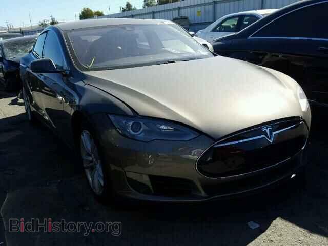 2015 Tesla MODEL S 70 (VIN 5YJSA1S25FF082683) — photo 1 of 10, Copart, damage: rear end