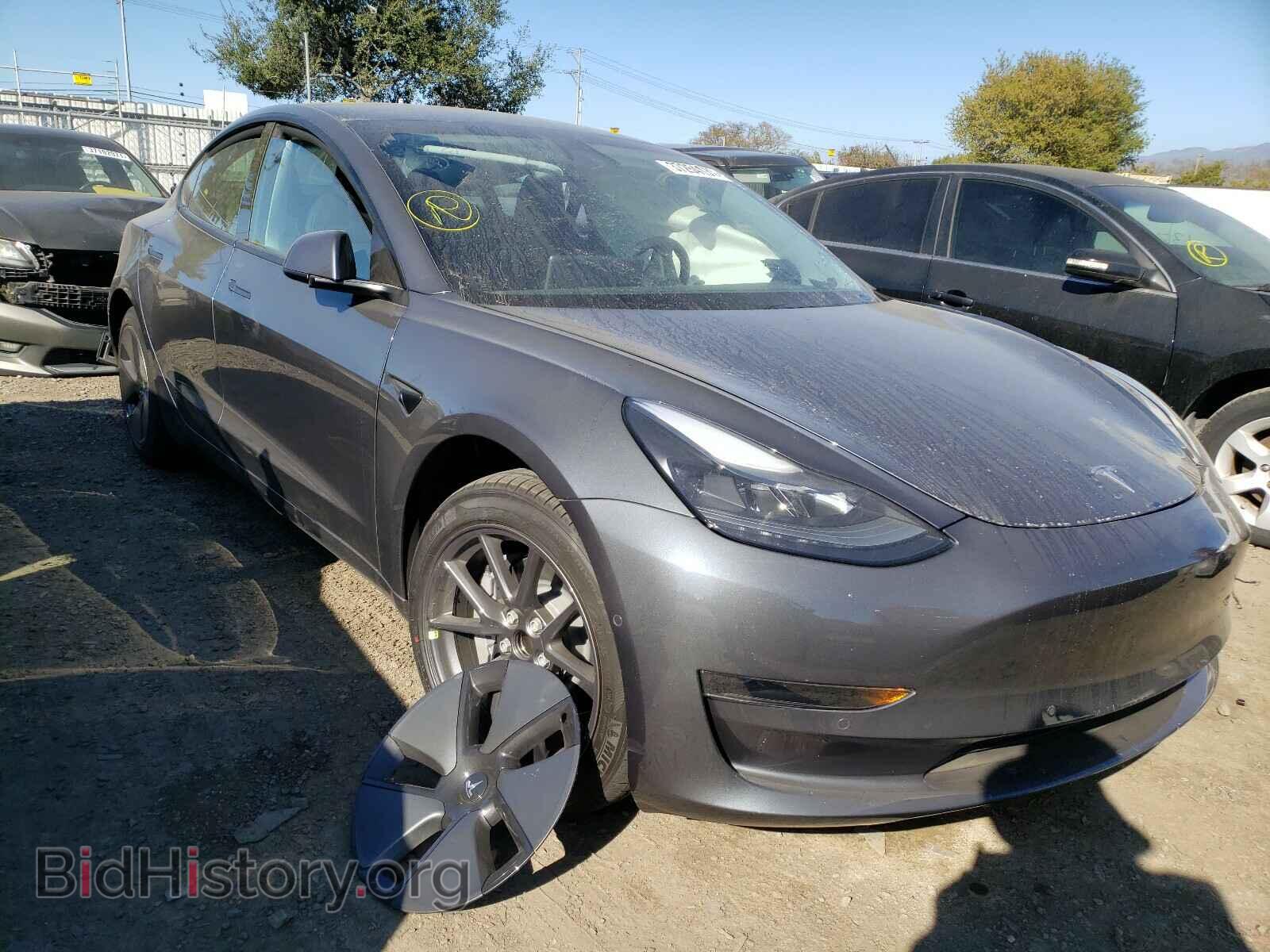 Photo 5YJ3E1EA8MF921377 - TESLA MODEL 3 2021