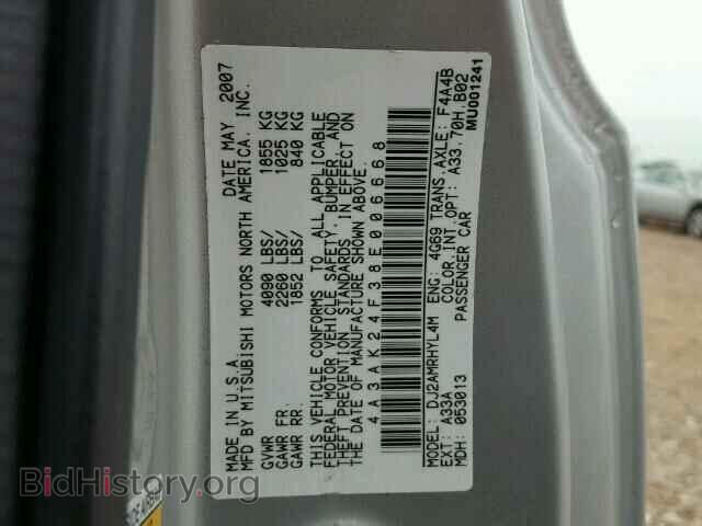 2008 MITSUBISHI ECLIPSE - VIN: 4A3AK24F38E006668 - Photo 10