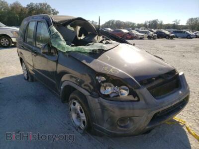 2006 Honda CRV CR-V LX, черный — VIN JHLRD68566C001081, Copart