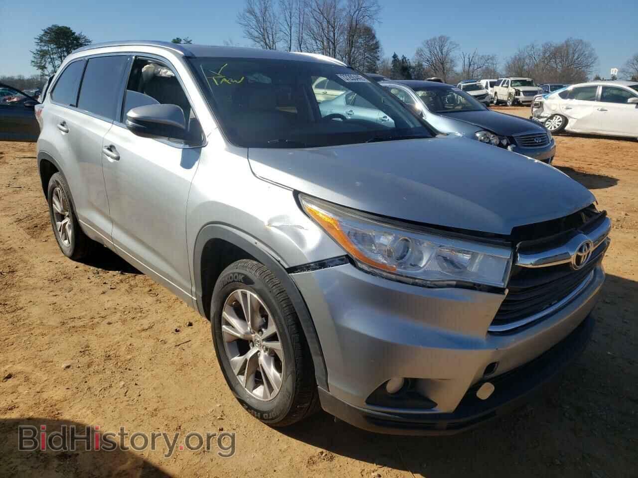 Photo 5TDKKRFH7FS084392 - TOYOTA HIGHLANDER 2015