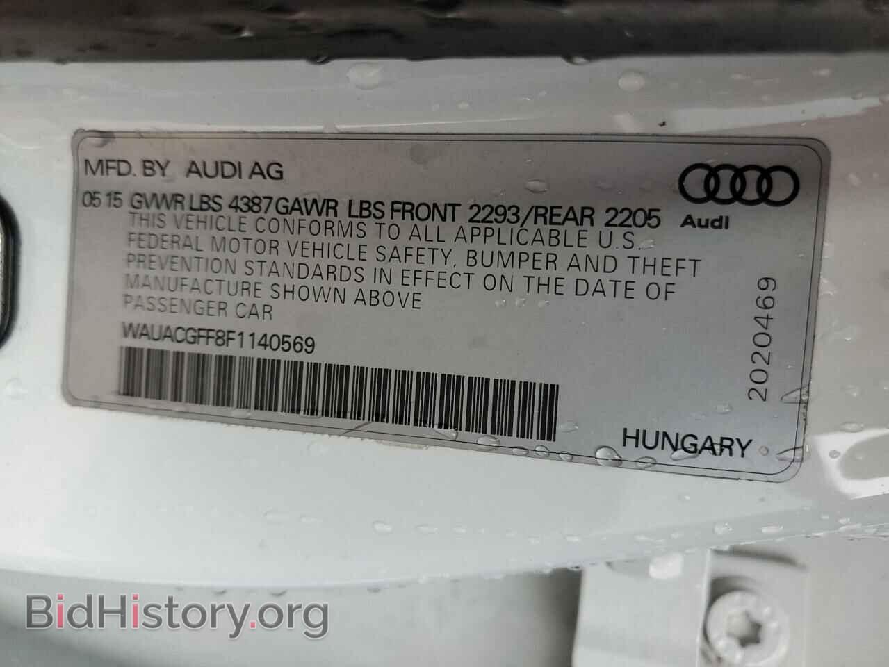 2015 AUDI A3 - VIN: WAUACGFF8F1140569 - Фото 13