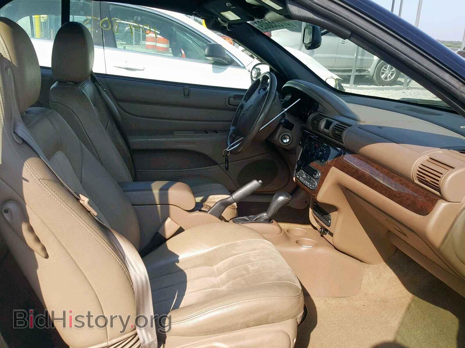 2004 CHRYSLER SEBRING - VIN: 1C3EL55R34N199897 - Фото 5