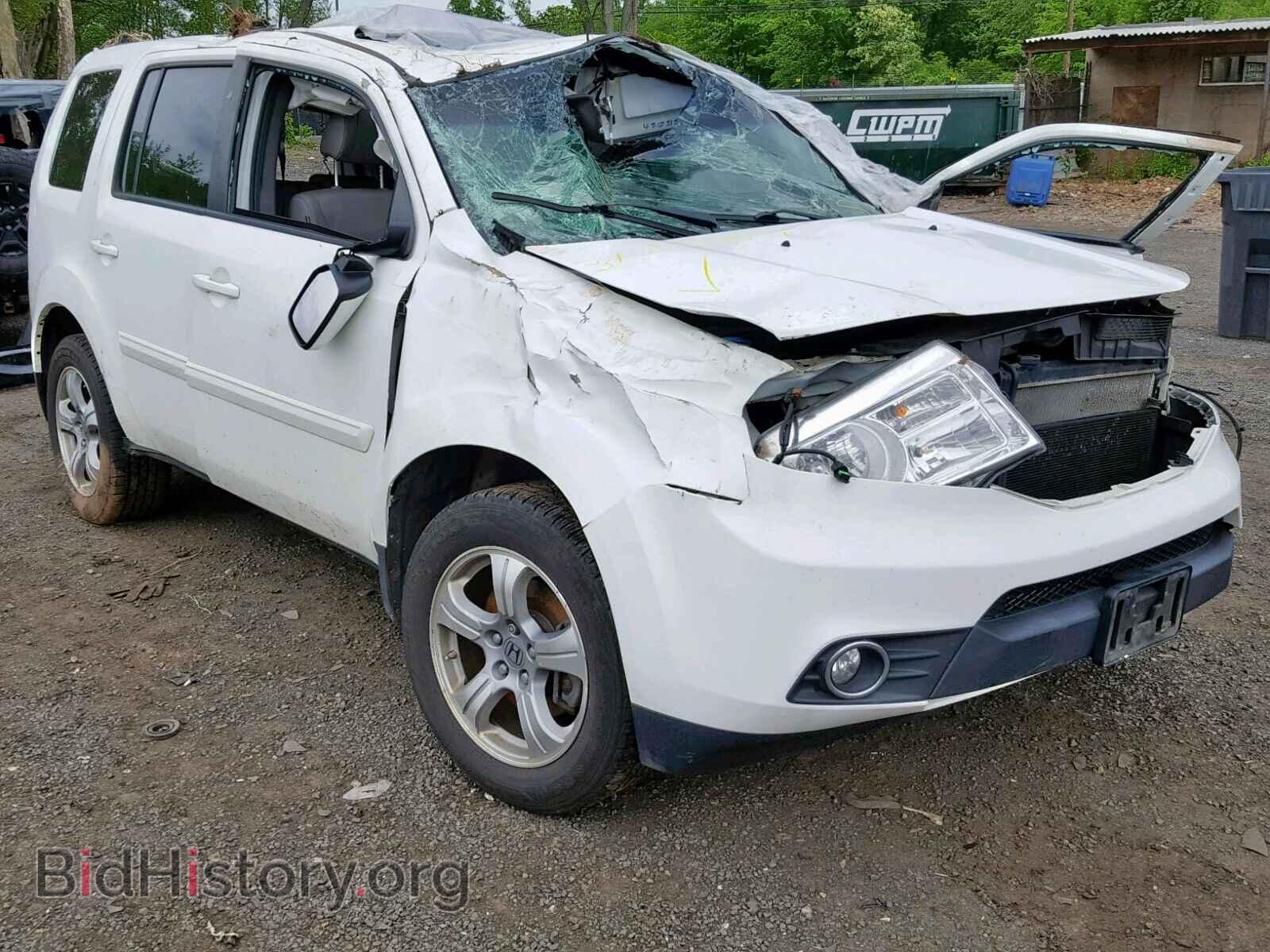 Photo 5FNYF4H54CB053119 - HONDA PILOT EXL 2012