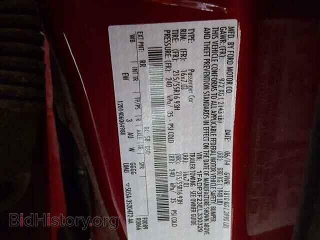 2014 FORD FOCUS - VIN: 1FADP3F23EL330329 - Фото 10