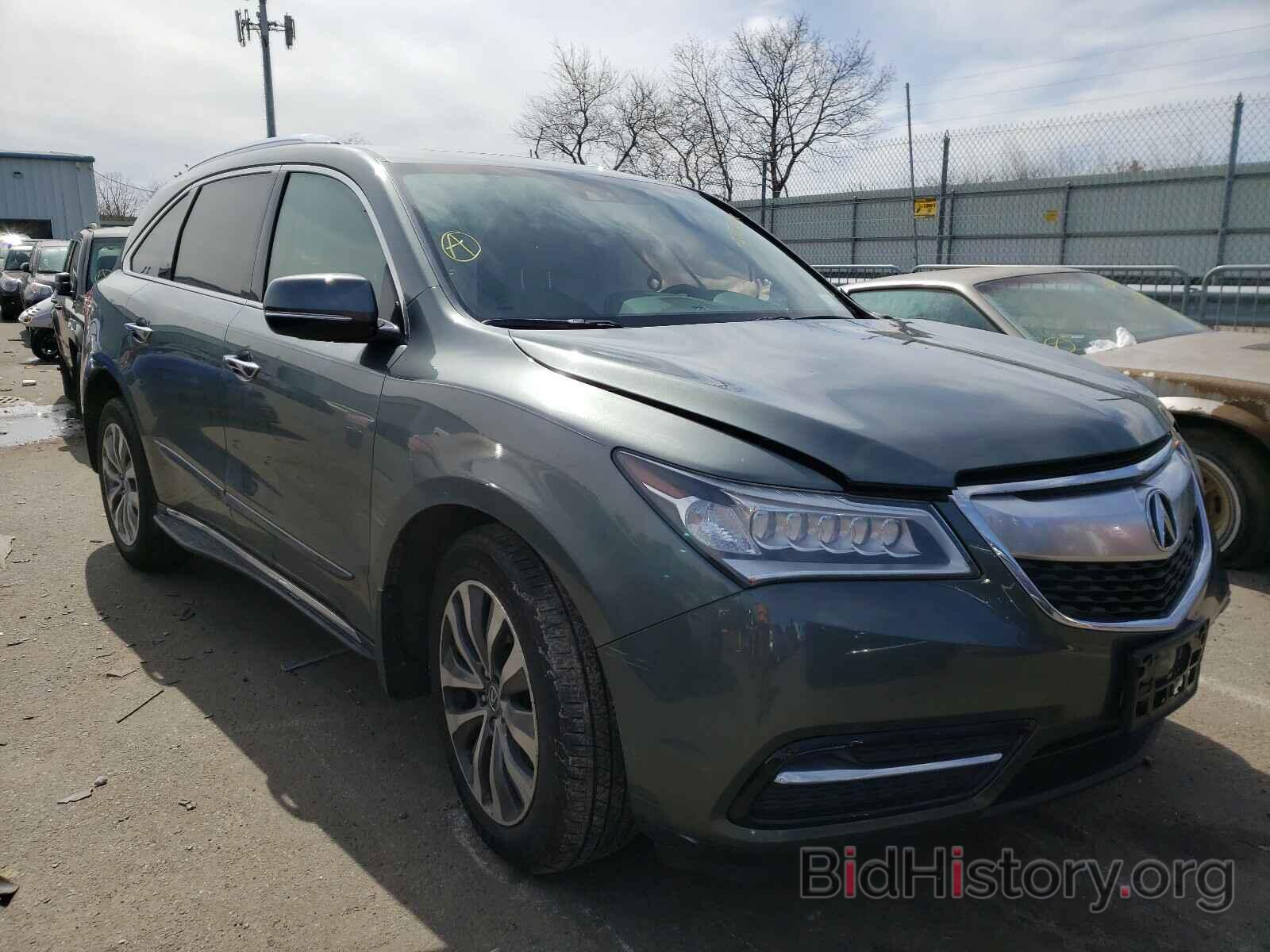 Photo 5FRYD4H44EB034925 - ACURA MDX 2014