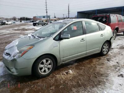 2007 Toyota PRIUS, зеленый — VIN JTDKB20U577580929, Copart