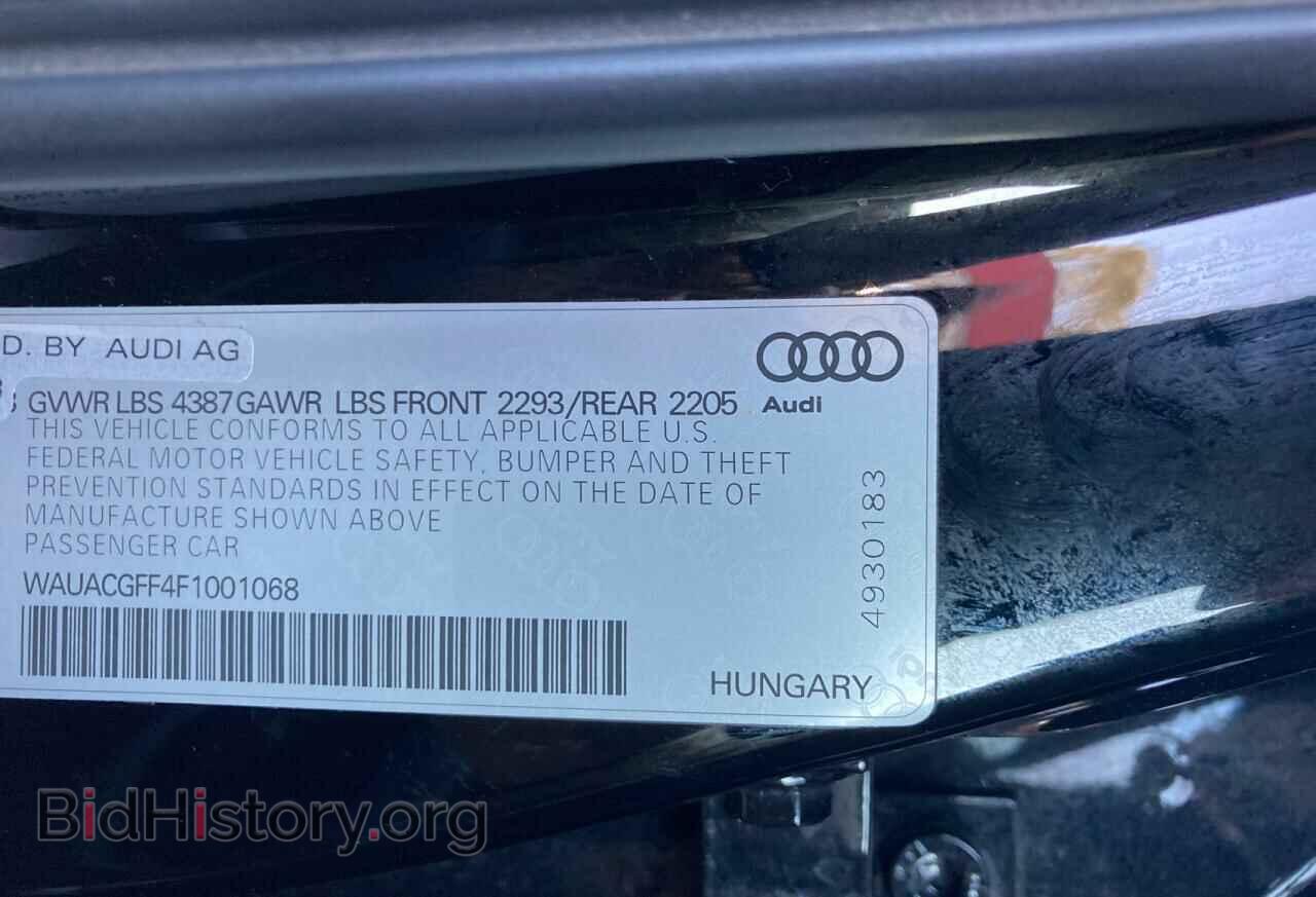 2015 AUDI A3 - VIN: WAUACGFF4F1001068 - Фото 10
