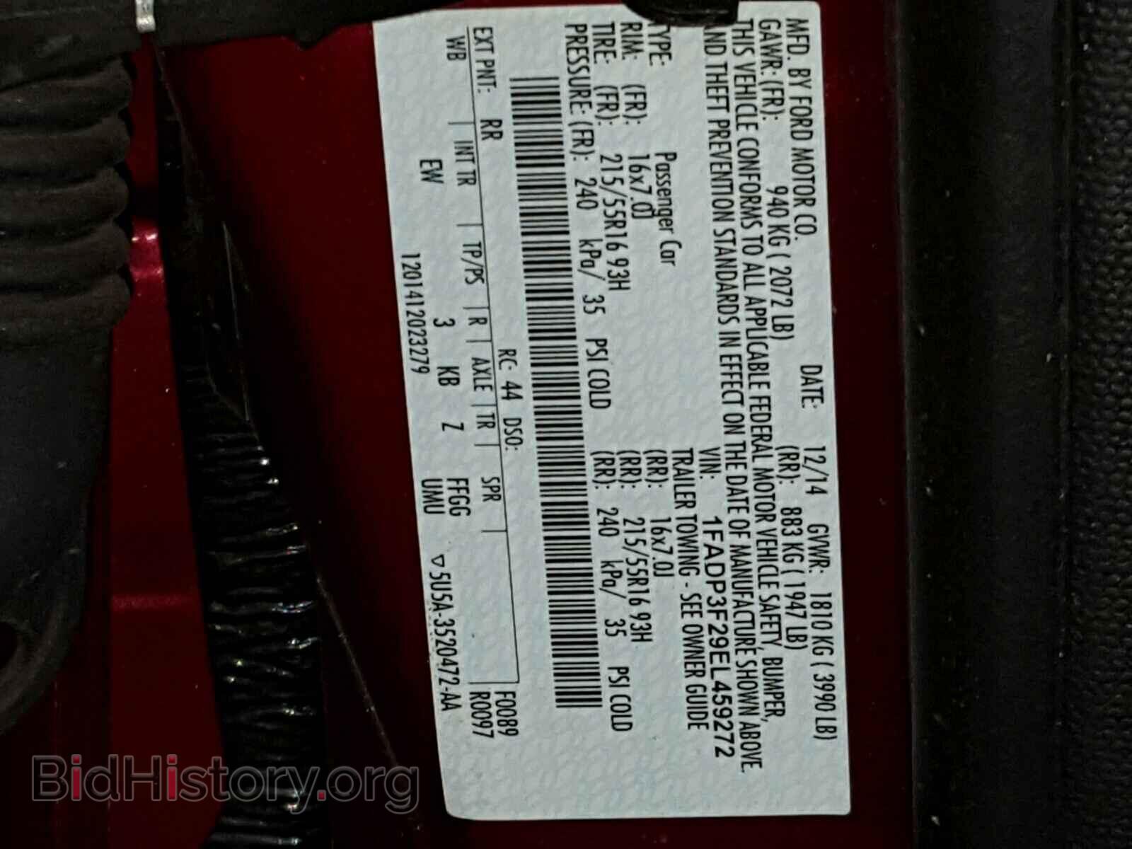 2014 FORD FOCUS - VIN: 1FADP3F29EL459272 - Photo 10