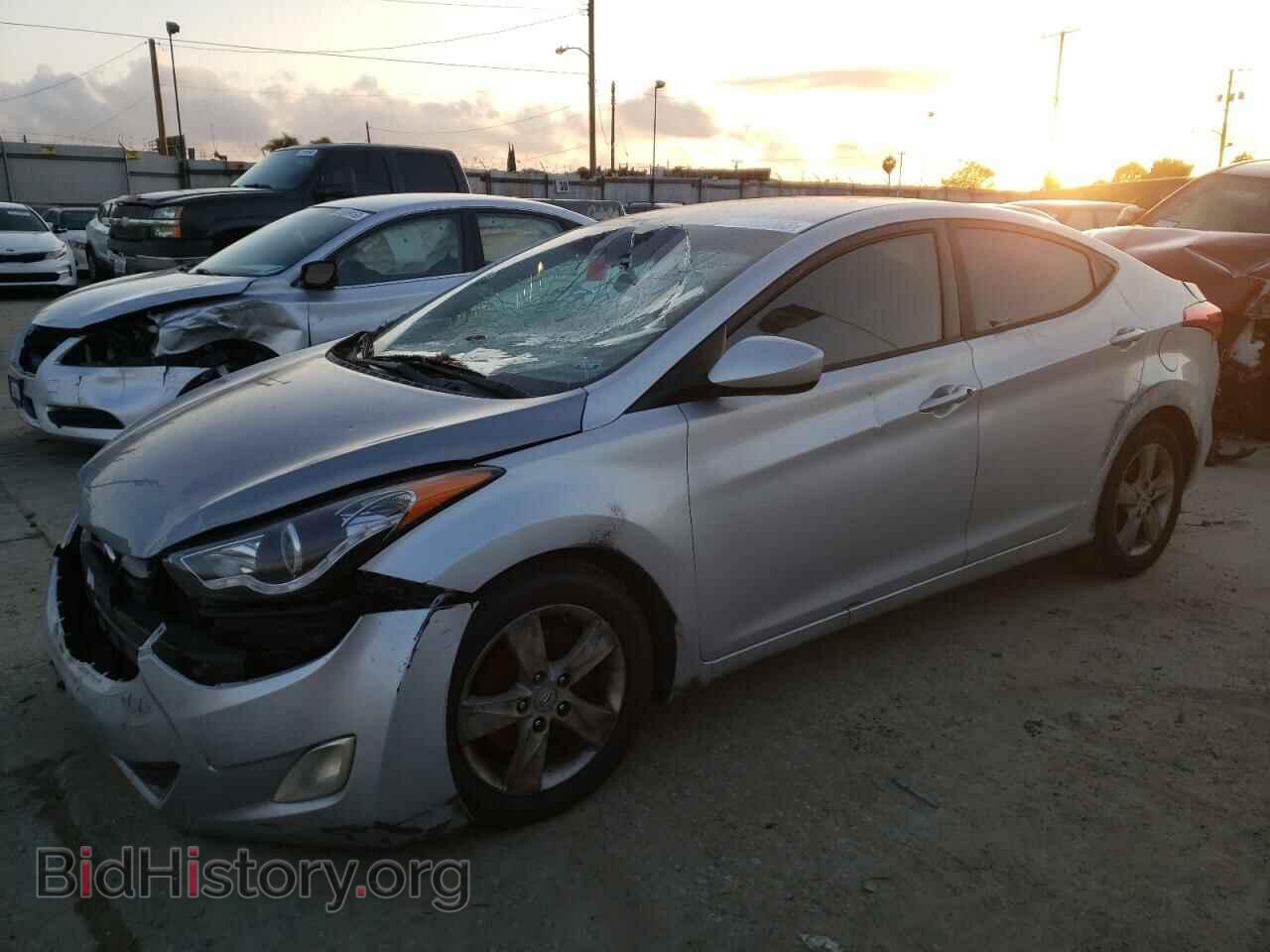 Photo KMHDH4AE7CU437594 - HYUNDAI ELANTRA 2012